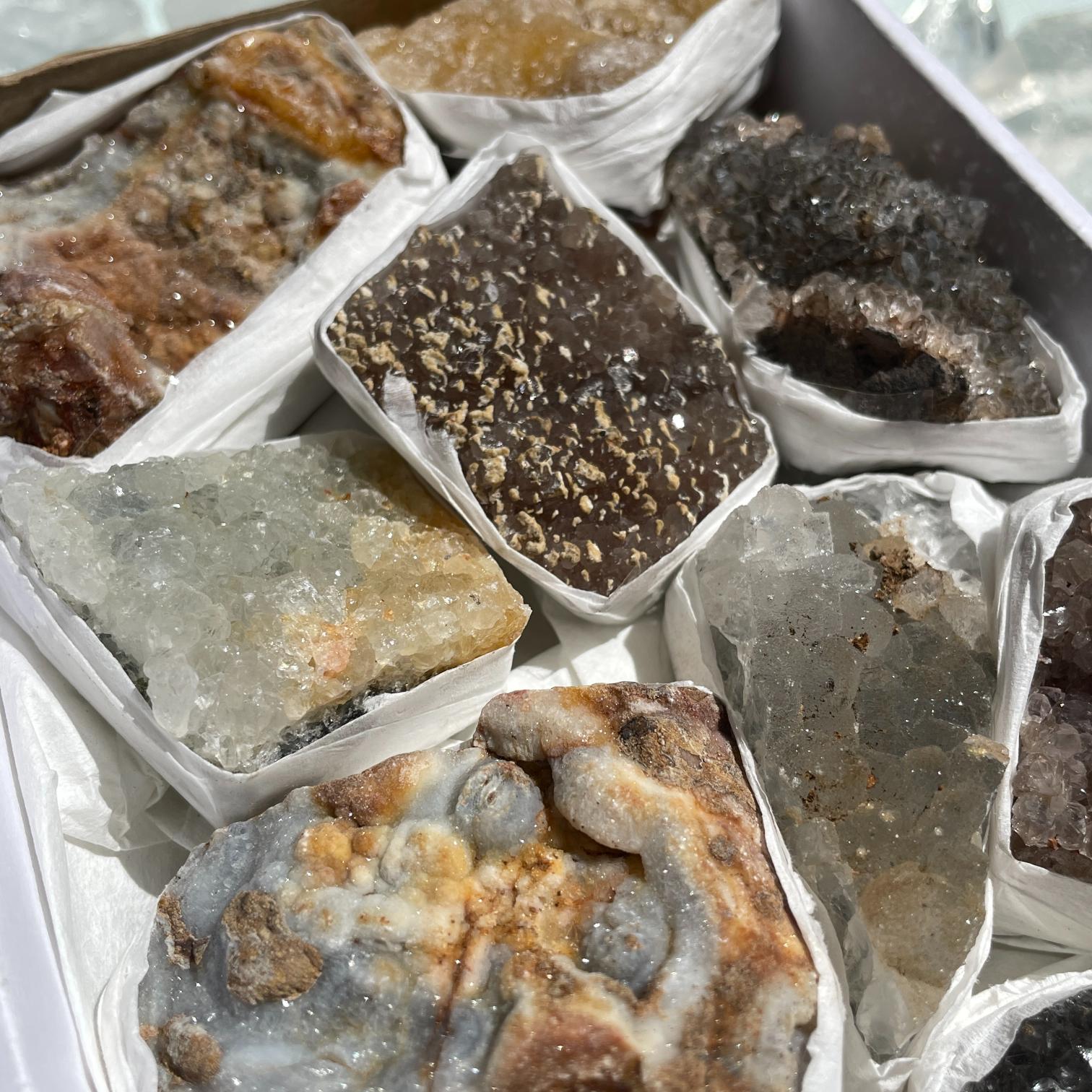 Druzy Quartz Cluster Tray - Small