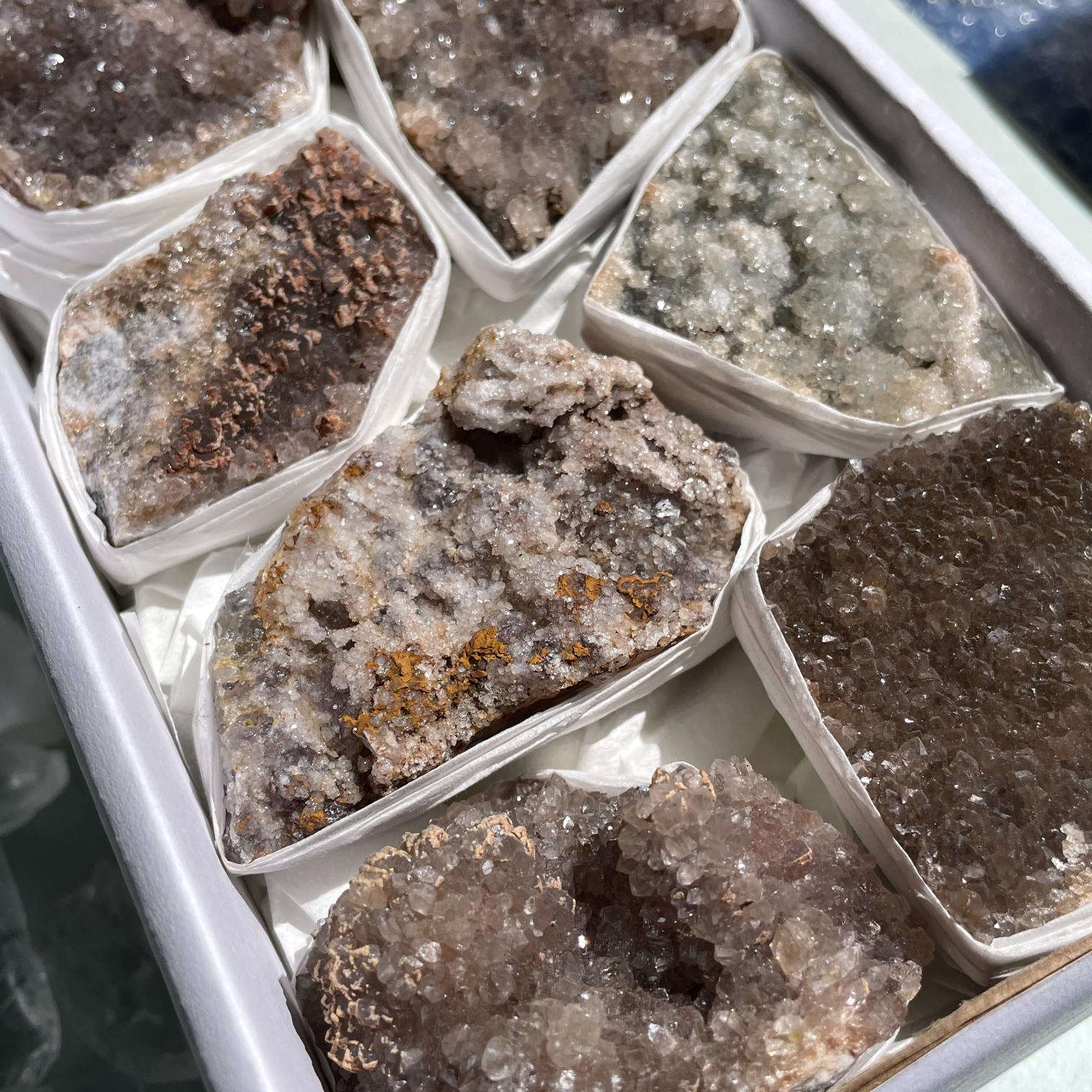 Druzy Quartz Cluster Tray - Small