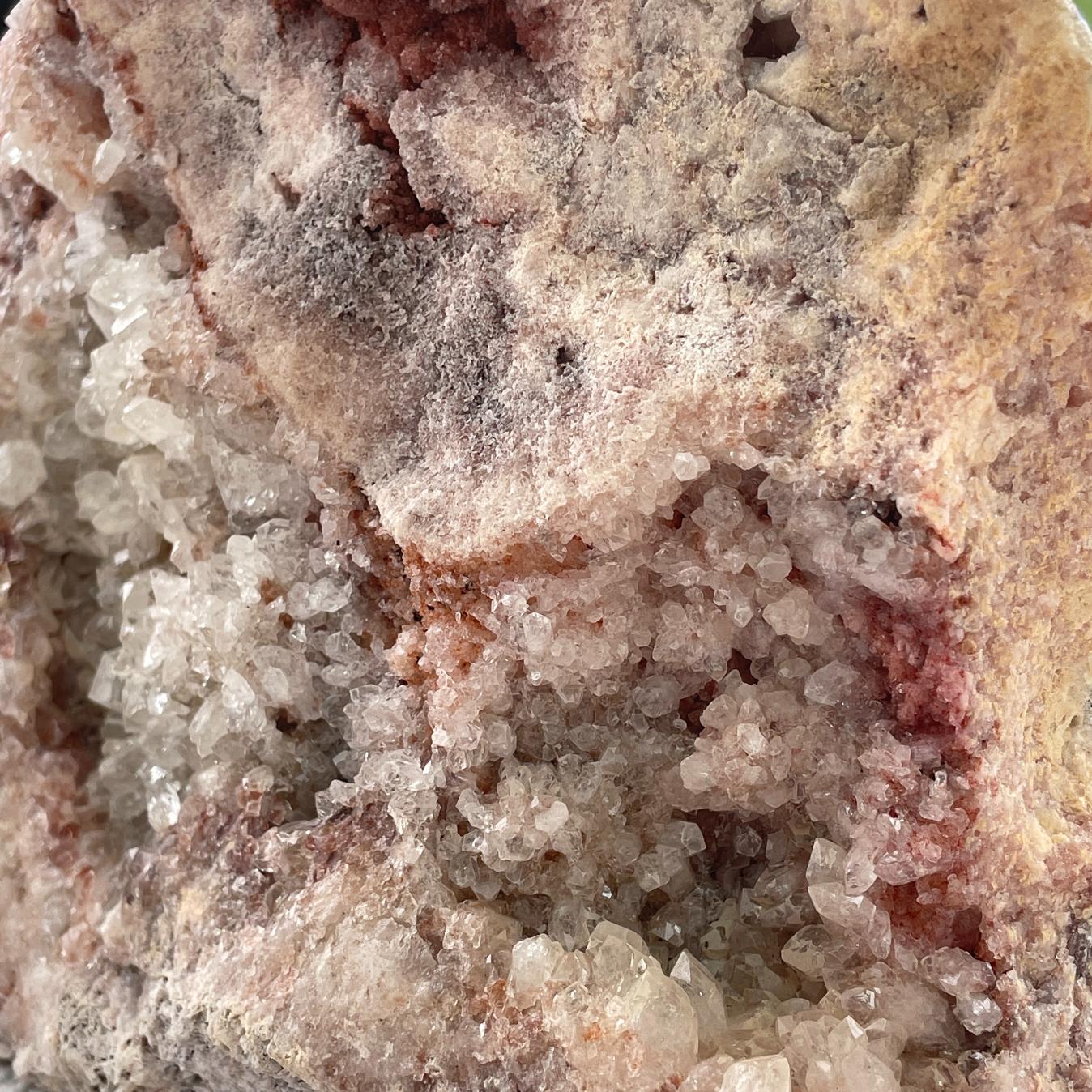 Pink Amethyst Druzy Rough Freeform