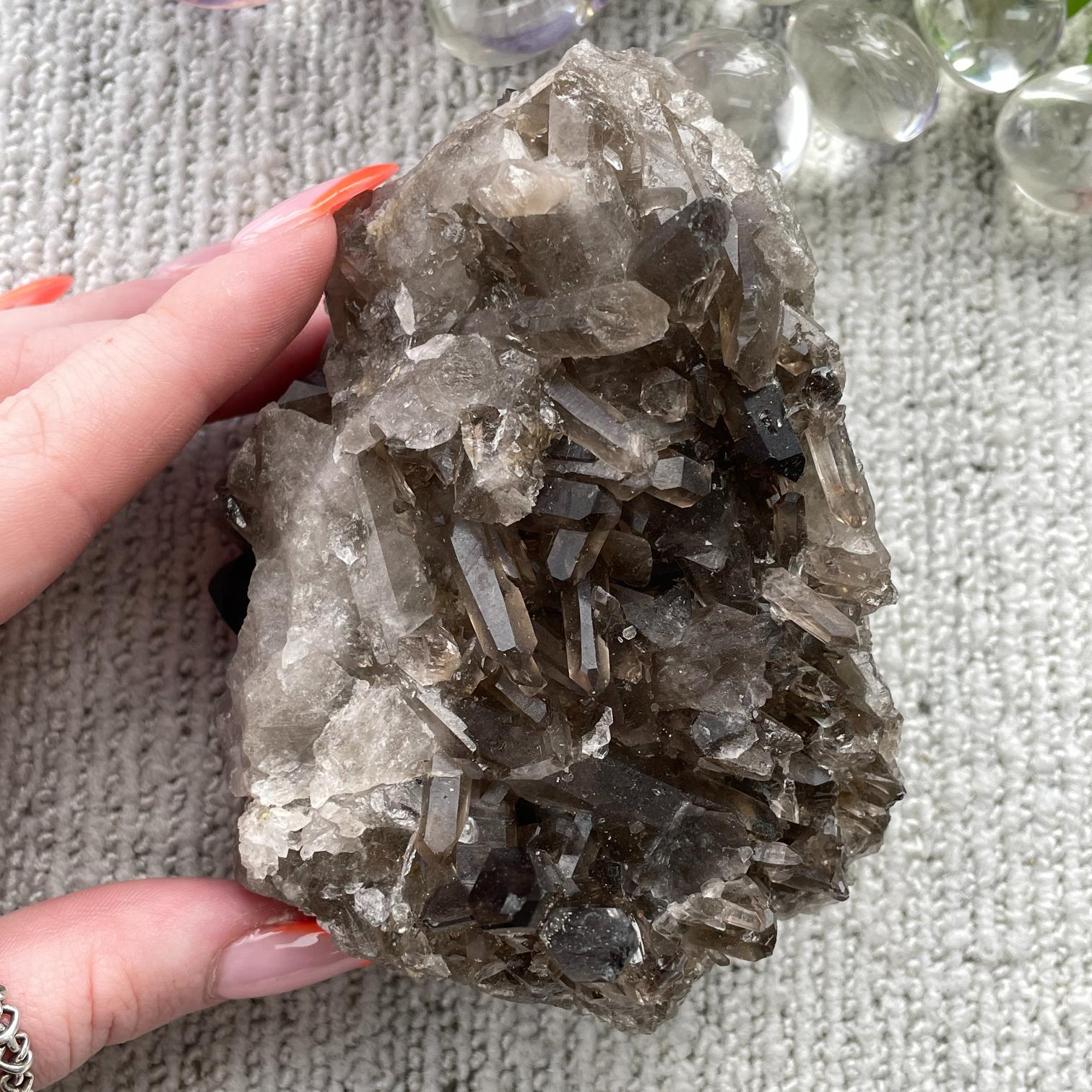 Smokey Quartz Cluster - 49