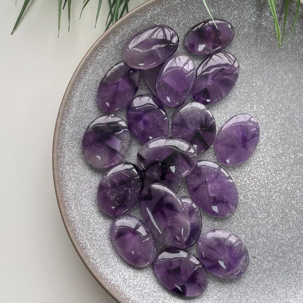Amethyst Cabochon - Round - 1pc