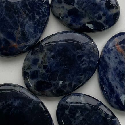 Sodalite Cabochon - Round - 1pc