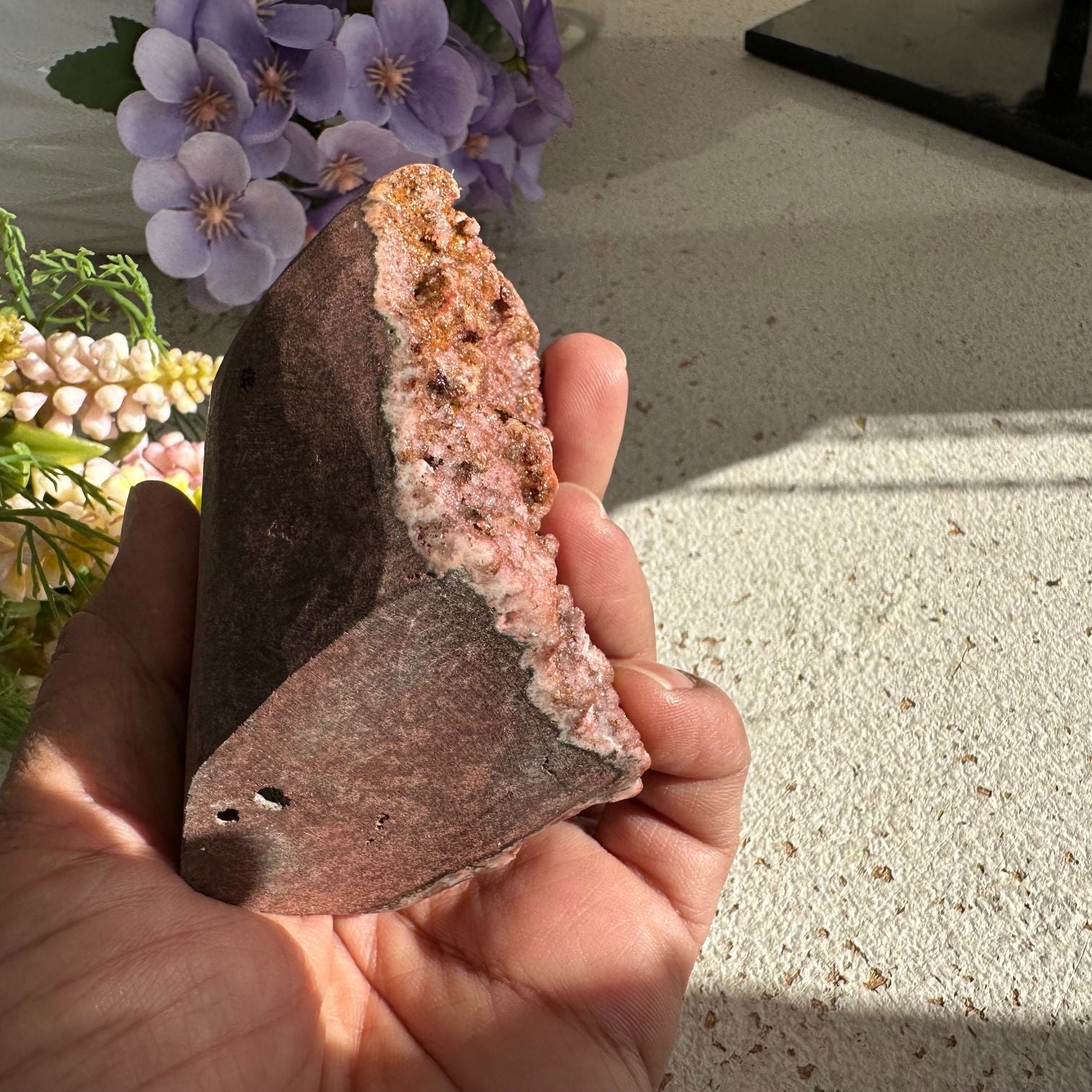 Pink Amethyst - Geode - P89