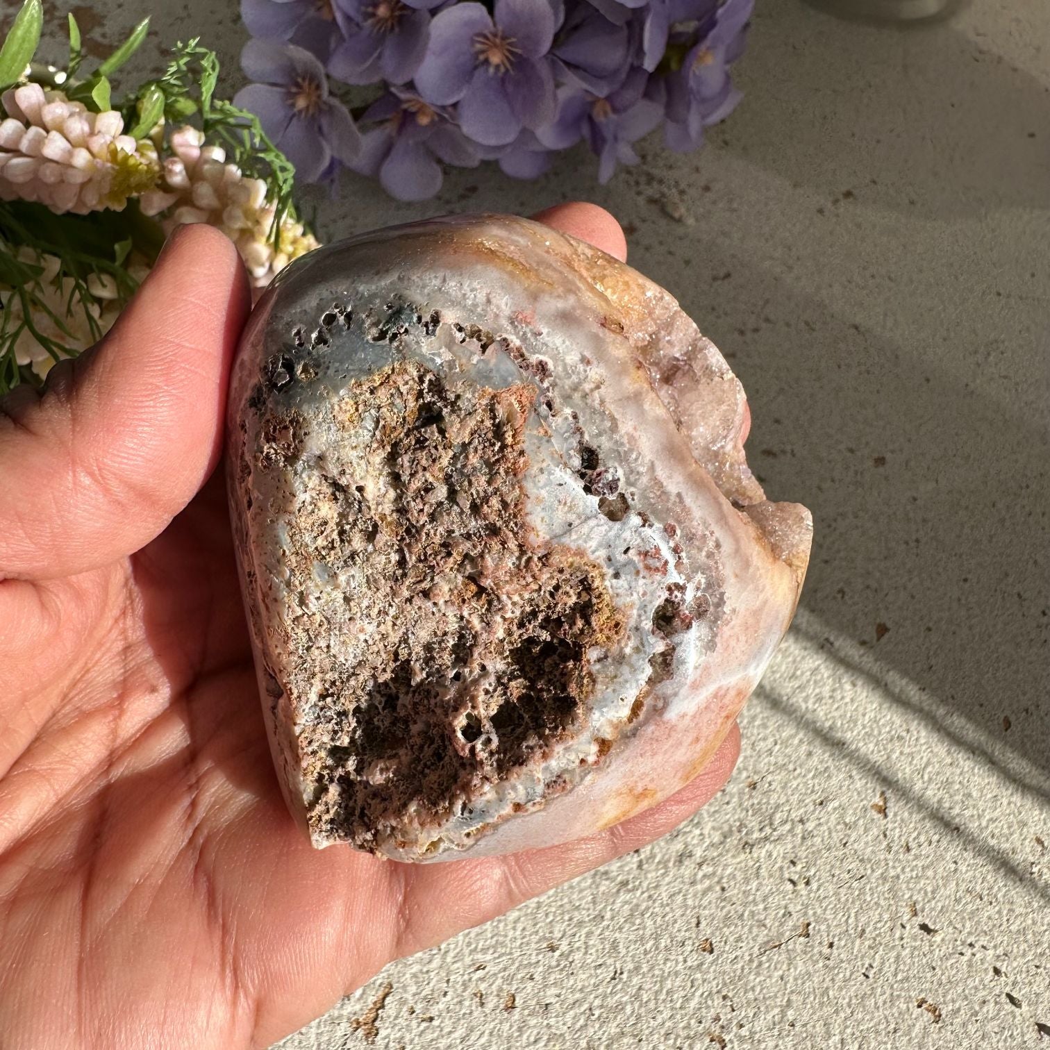 Pink Amethyst - Geode - P91