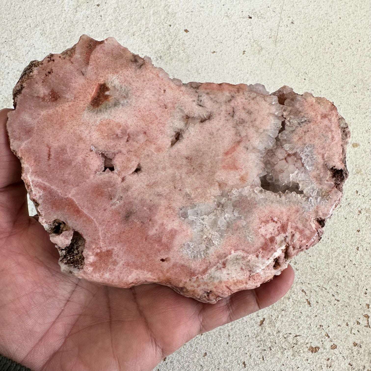 Pink Amethyst - Slice - 13