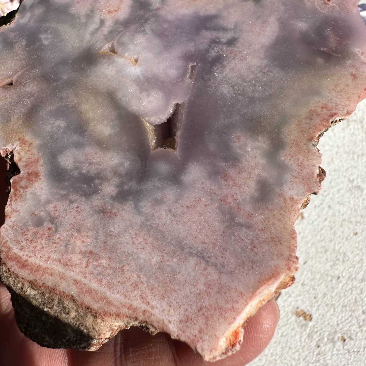 Pink Amethyst - Slice - 14