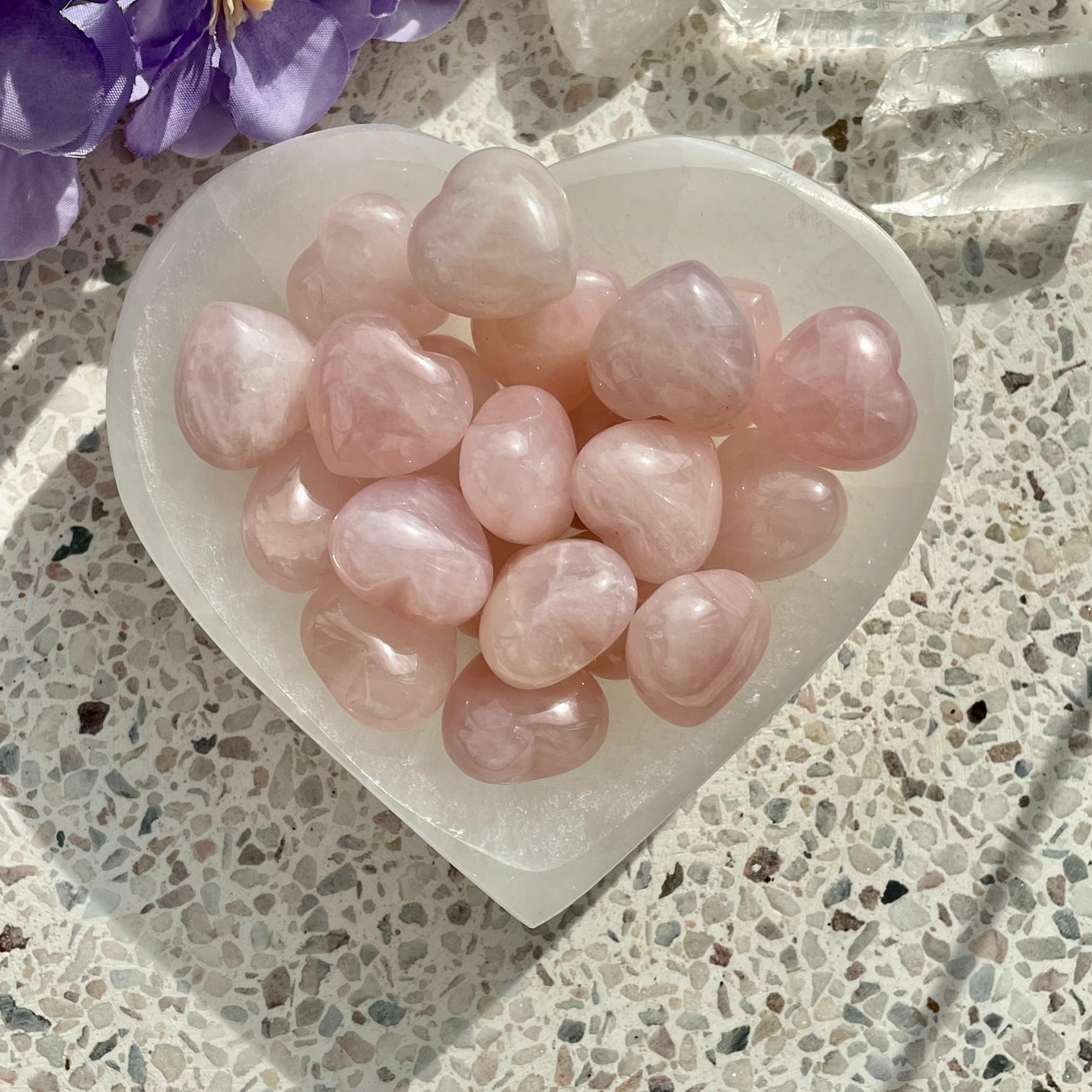 Rose Quartz Heart 2cm