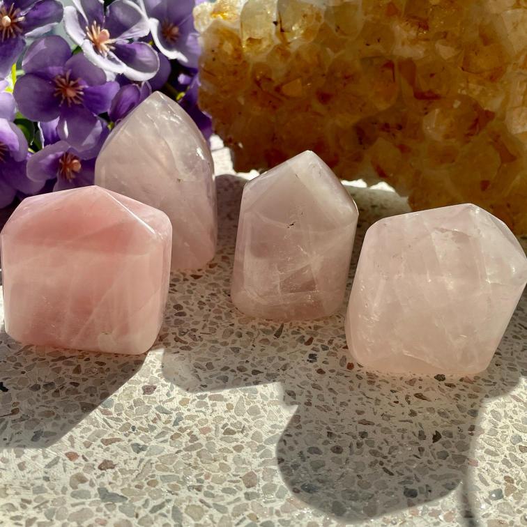 Rose Quartz Freeform - 1pc