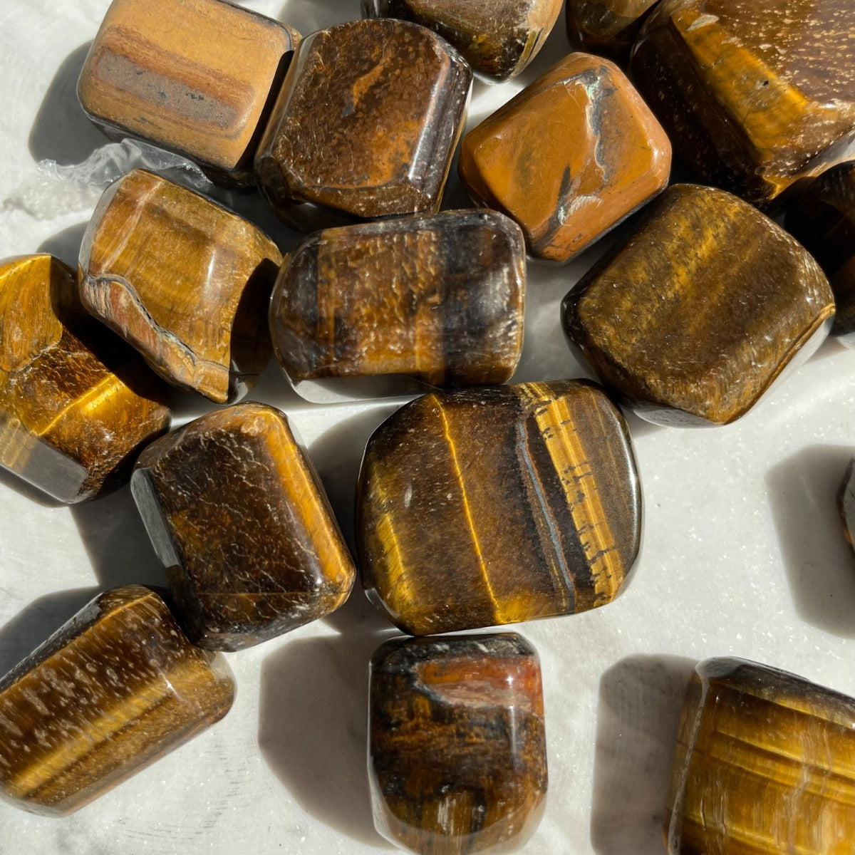 Tigers Eye Tumbled 250gms (IN)