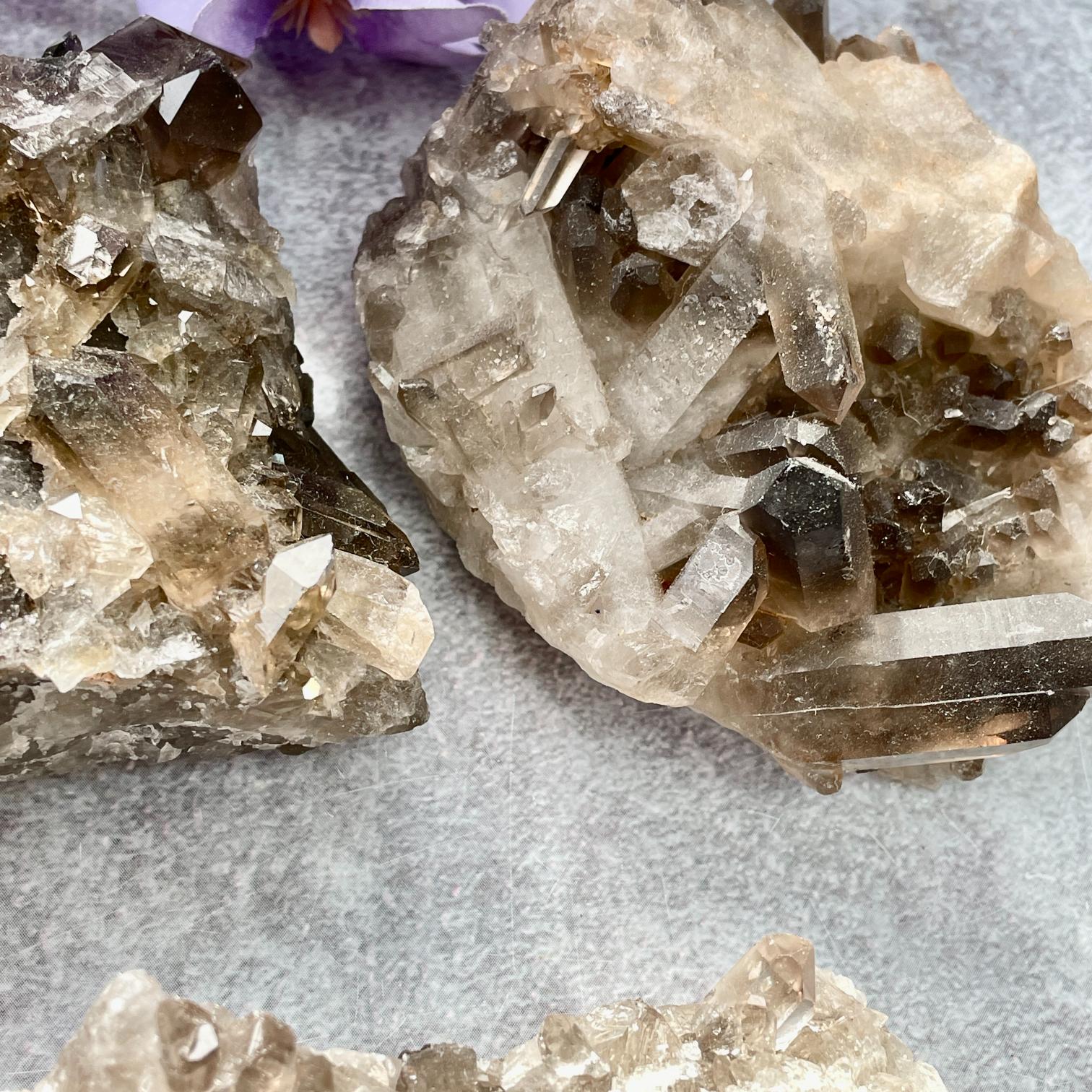Smoky Quartz Cluster MED - 1pc
