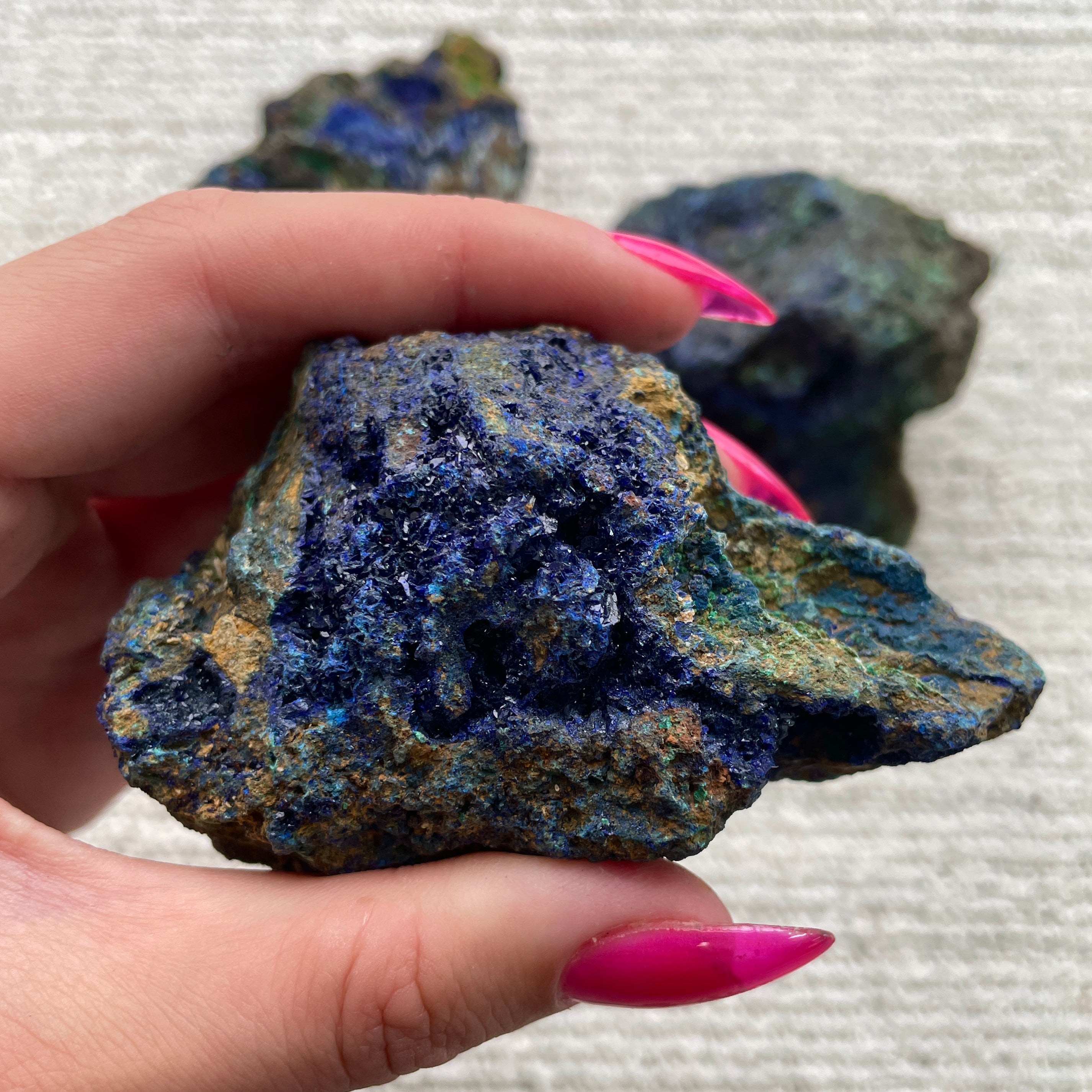 Azurite and Malachite Cluster - AM2