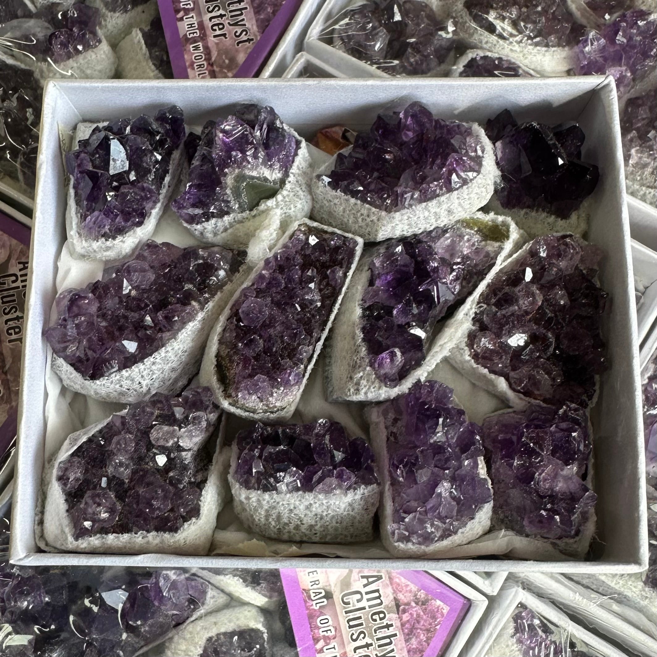 Amethyst *AAA - Cluster Tray-MINI (10-12pc)