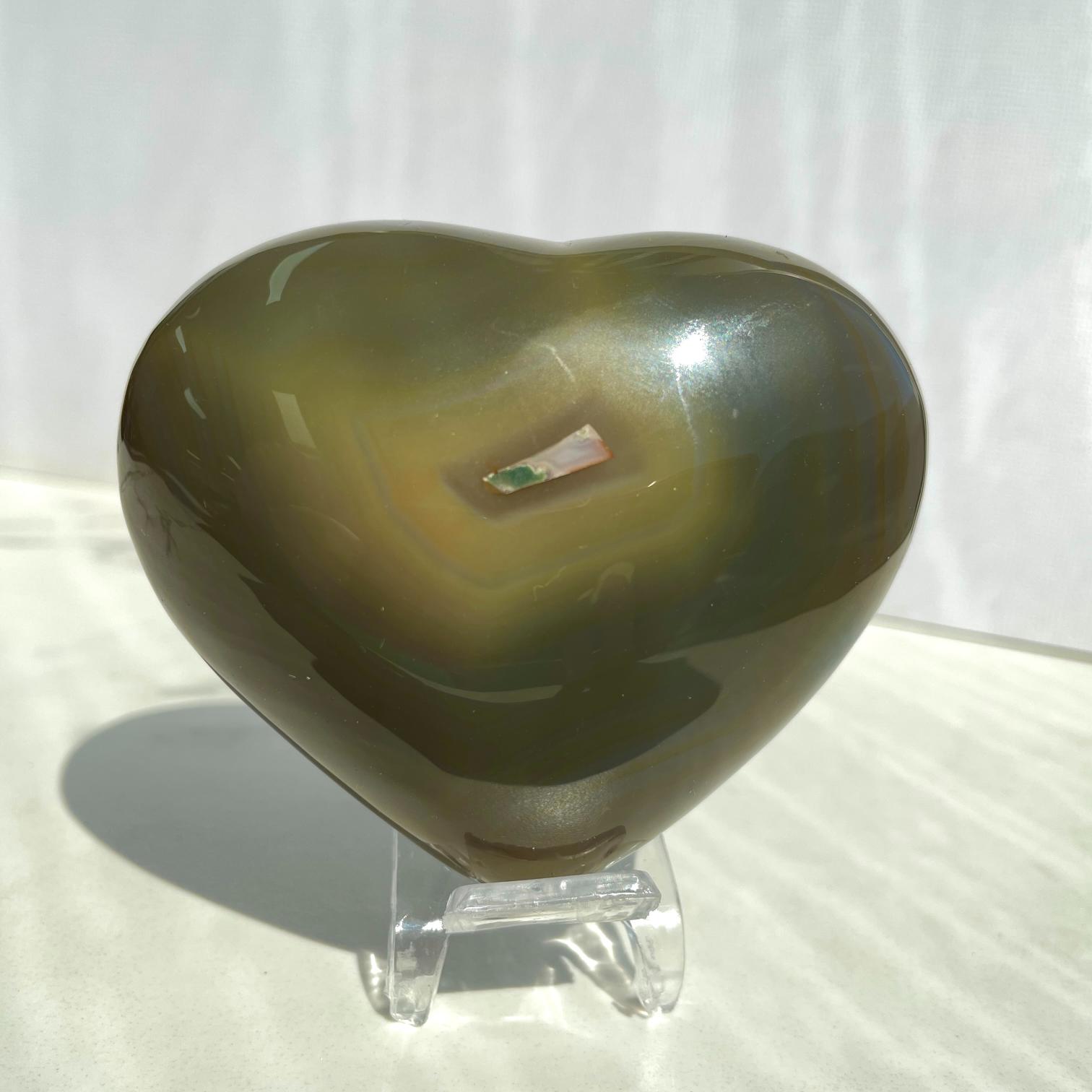 Agate Heart 8cm