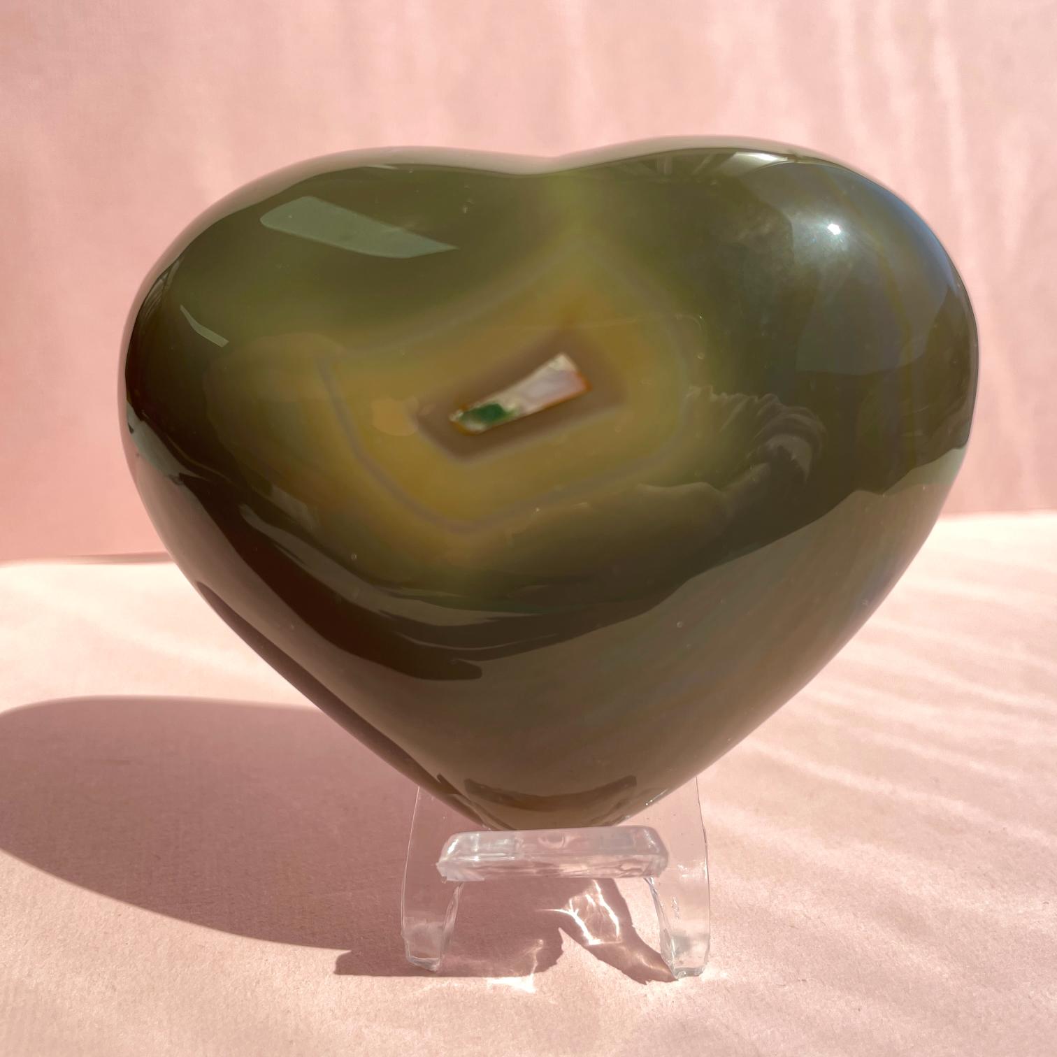 Agate Heart 8cm
