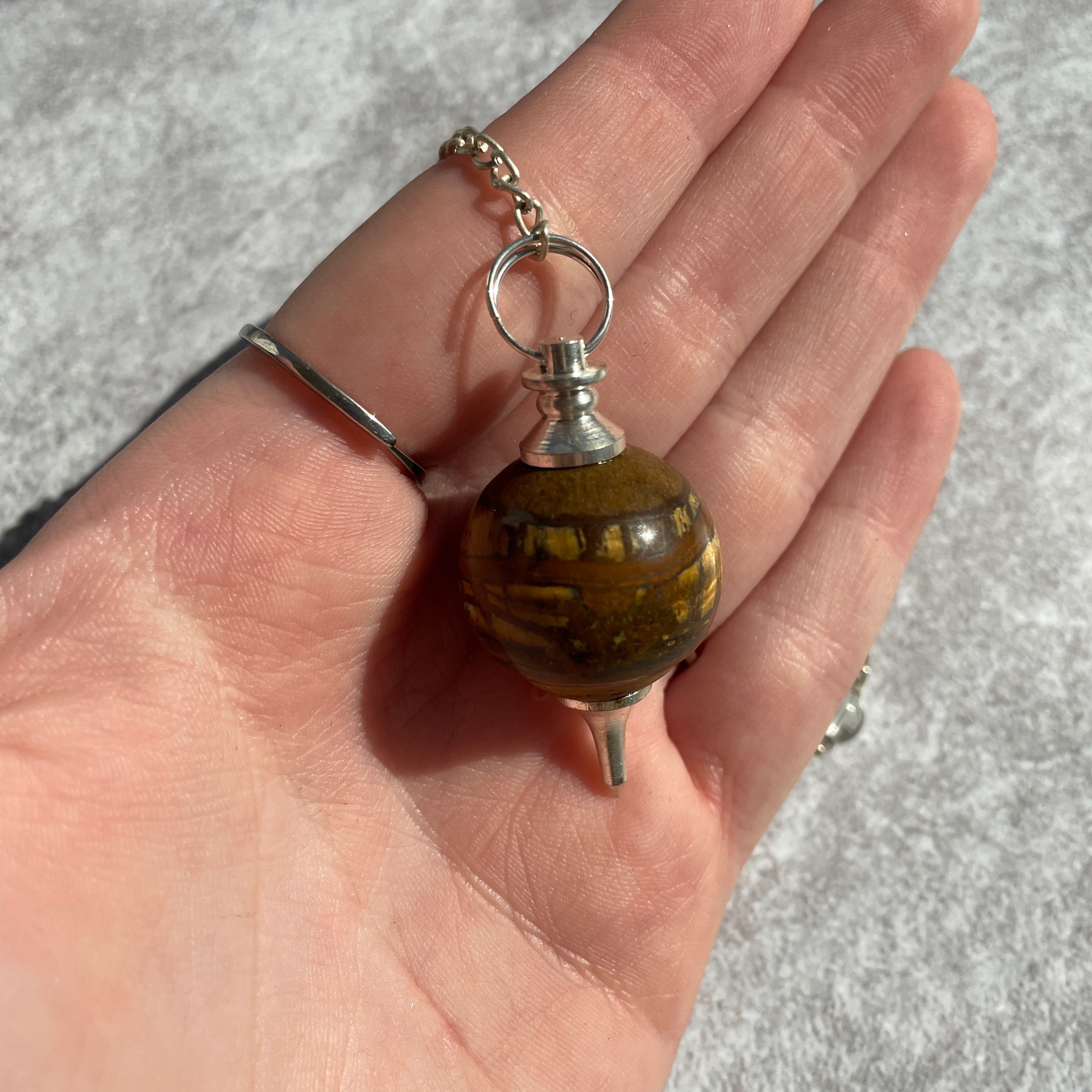 Tigers Eye - Ball Pendulum