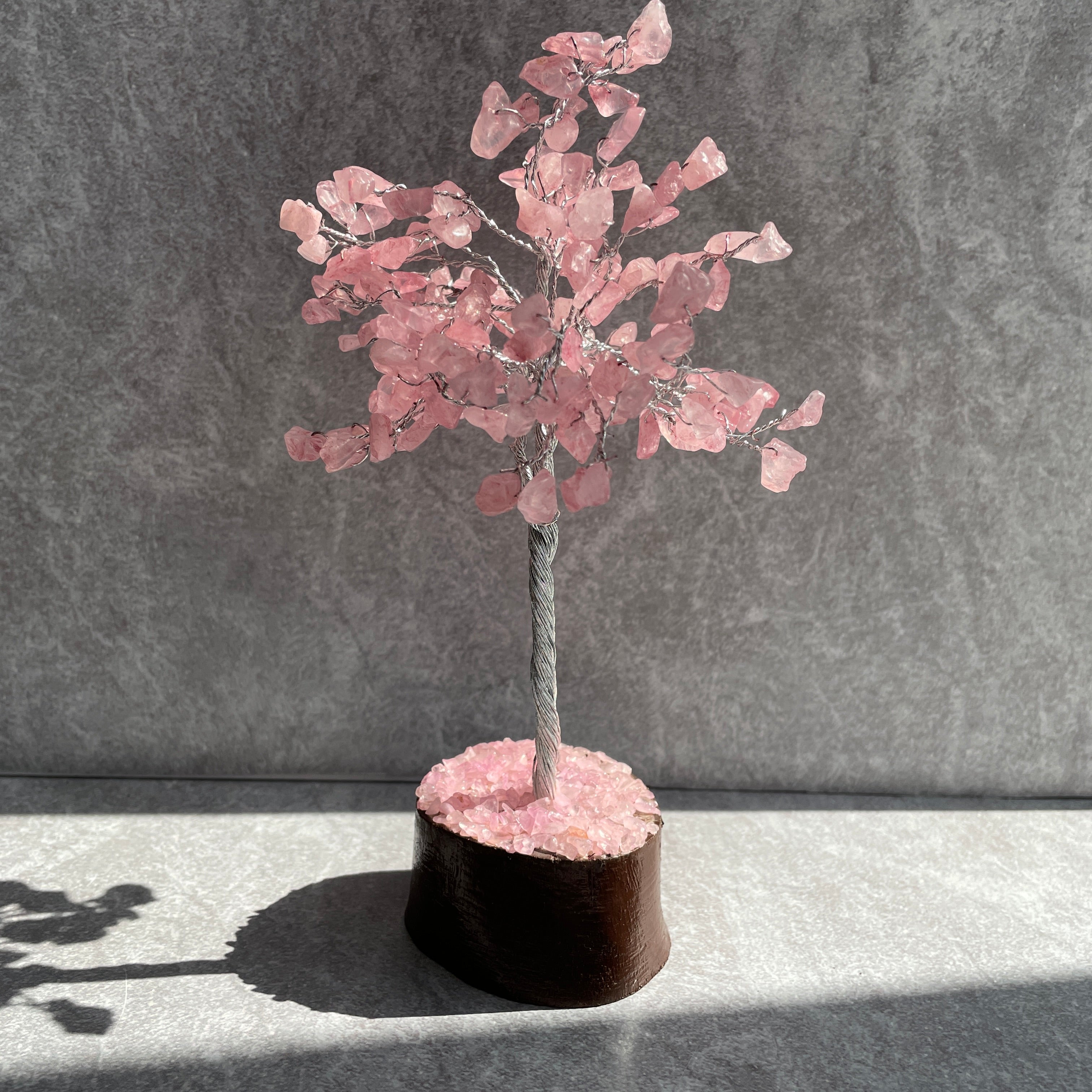 Rose Quartz Tree - Medium 012