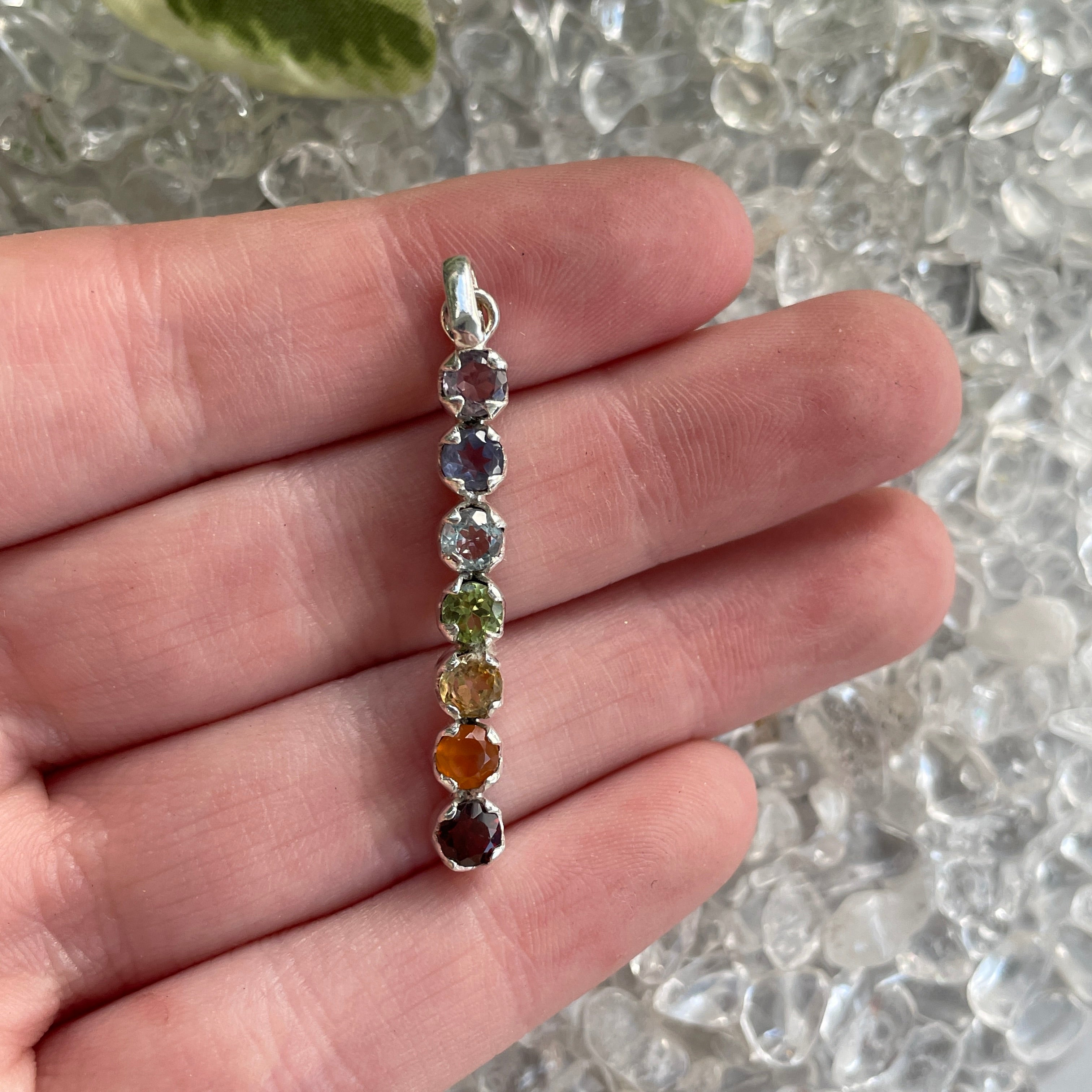 Sterling Silver Pendant - Chakra - Straight SM