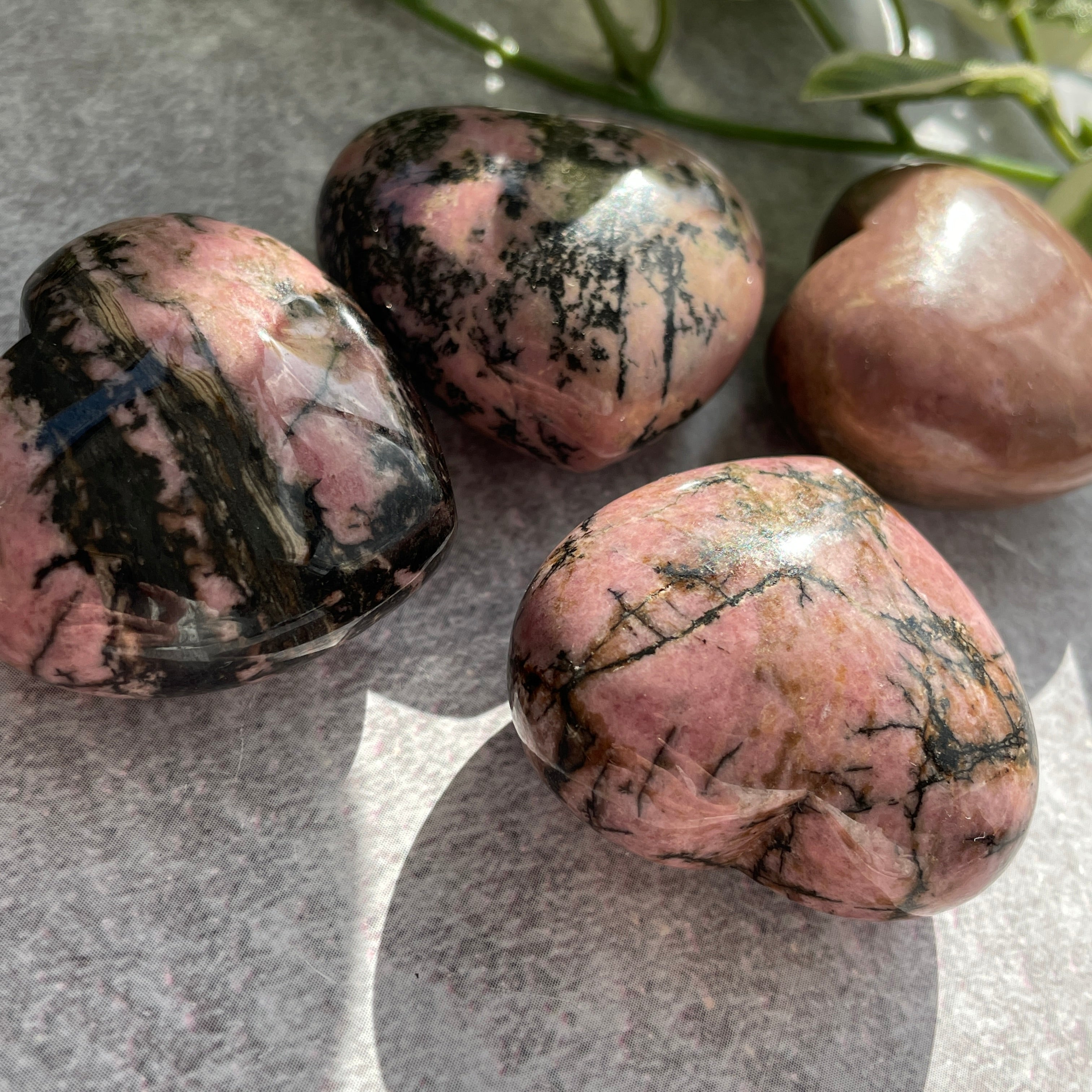 Rhodonite Heart 4cm