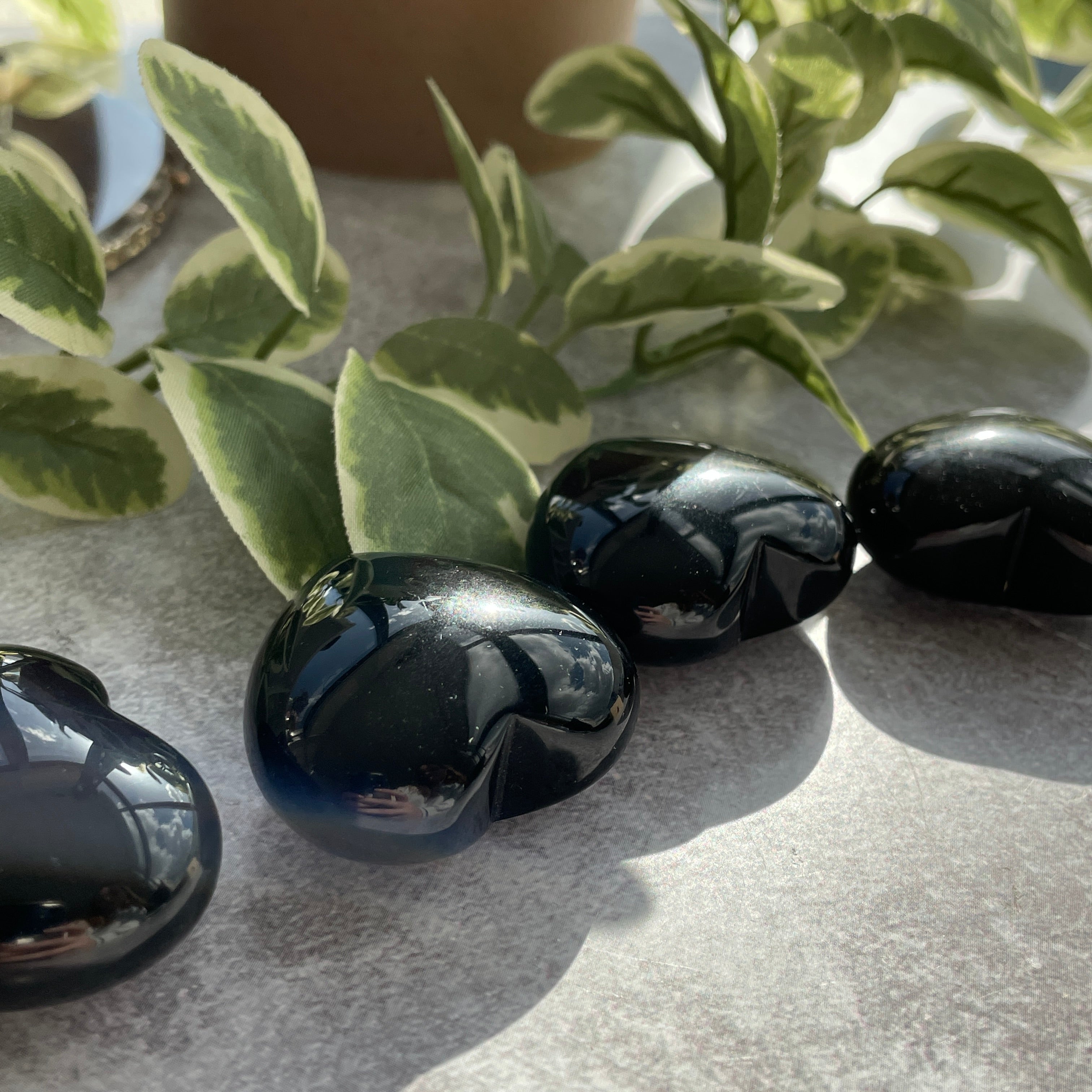 Black Obsidian Heart 4cm