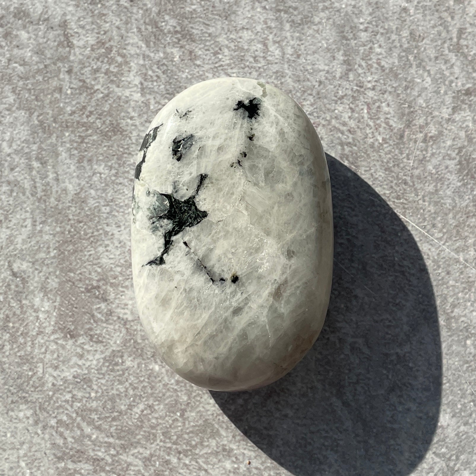 Rainbow Moonstone - Palm Stone - 5cm