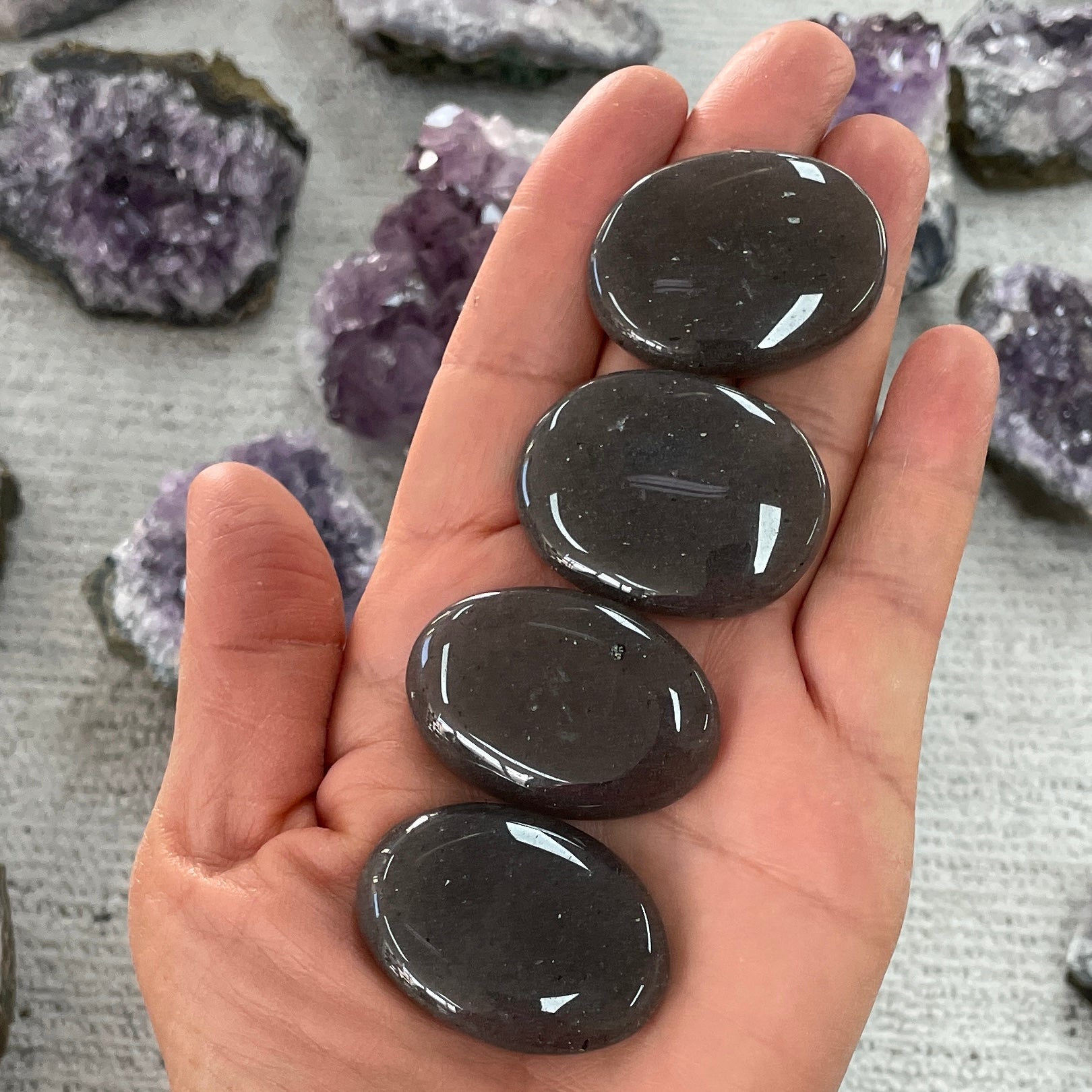 Blue Aventurine - Small Palm Stone (IN)