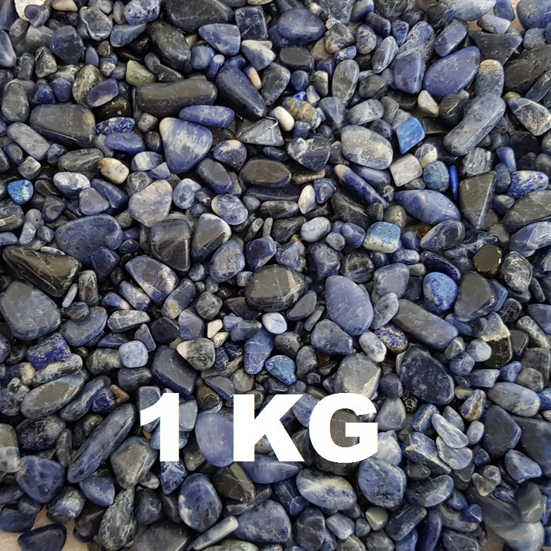 Sodalite Chips - 1 KG