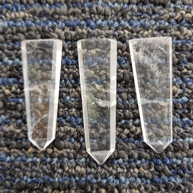 Flat Crystal Point - Clear Quartz  - 1pc