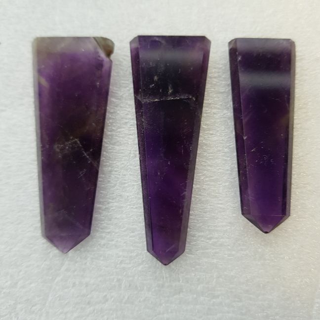 Flat Crystal Point - Amethyst  - 1pc