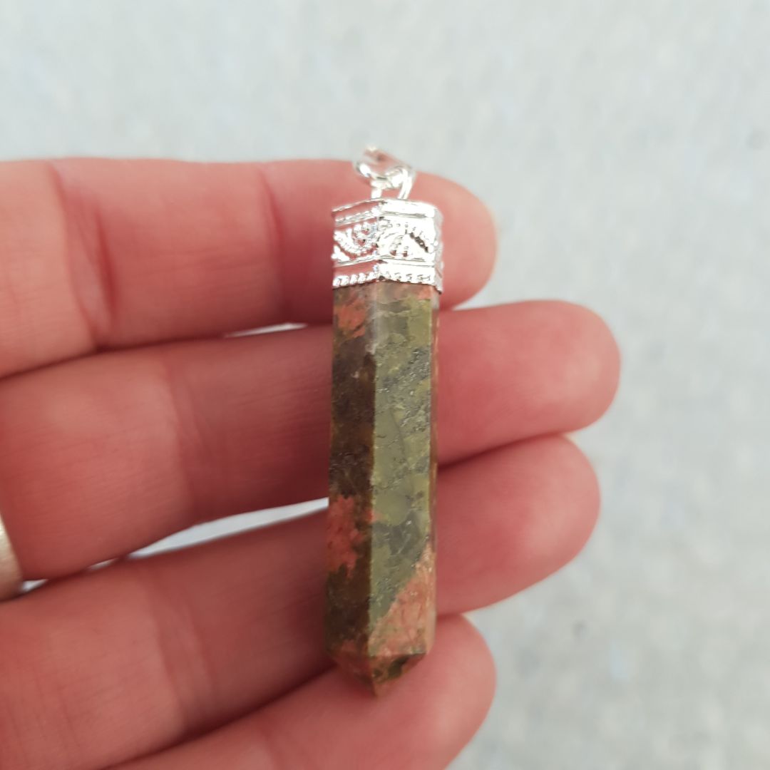Unakite - Cap Point Pendant