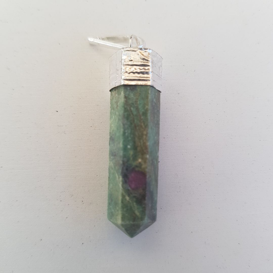 Ruby Fuschite - Cap Point Pendant
