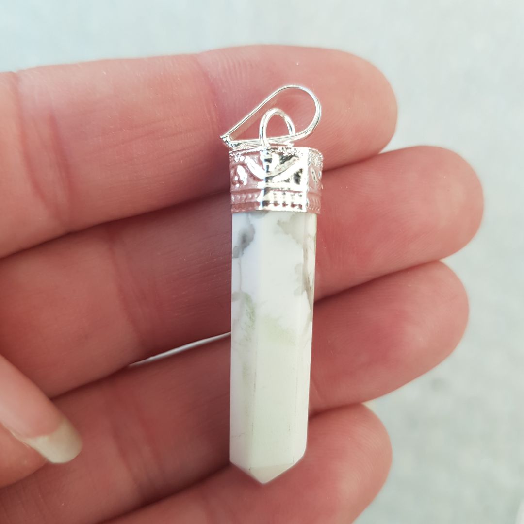 Howlite - Cap Point Pendant