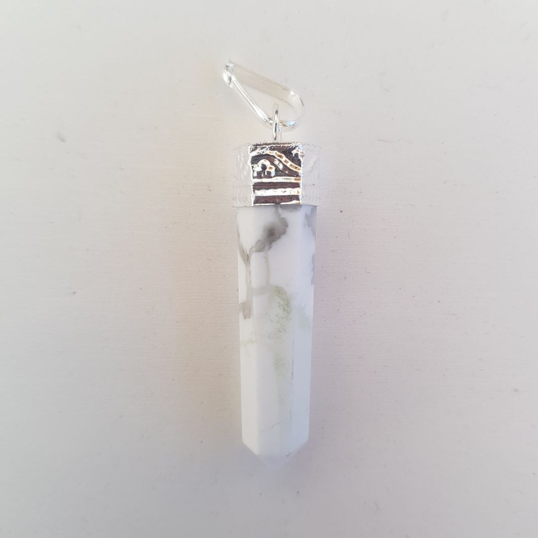 Howlite - Cap Point Pendant