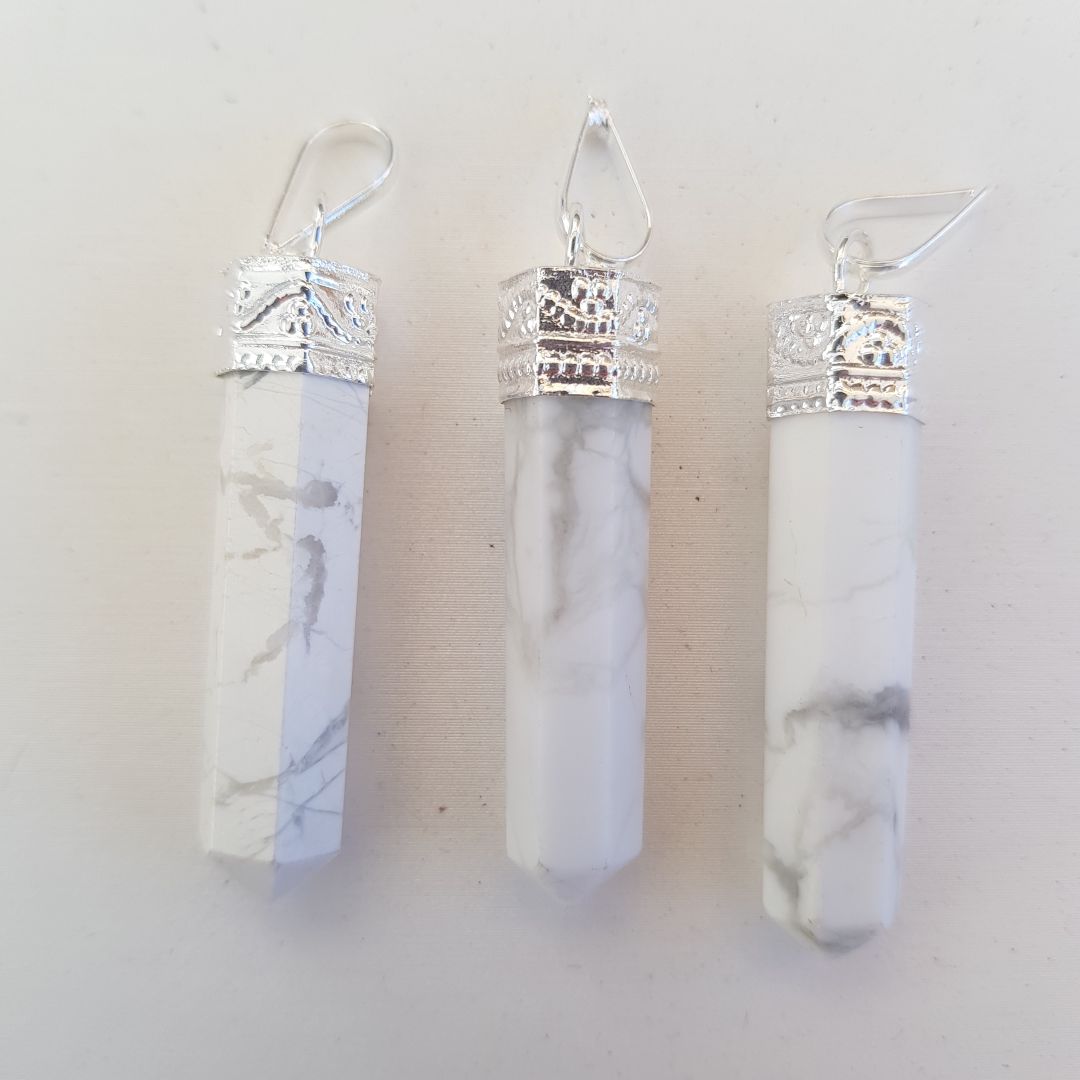 Howlite - Cap Point Pendant