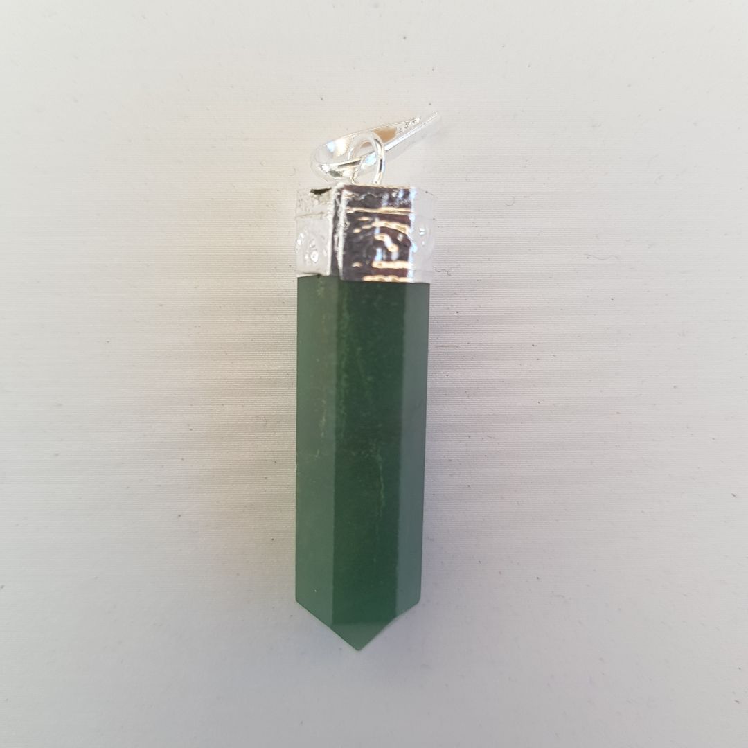 Dark Green Aventurine - Cap Point Pendant