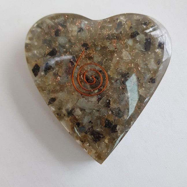 Orgonite Heart - Labradorite