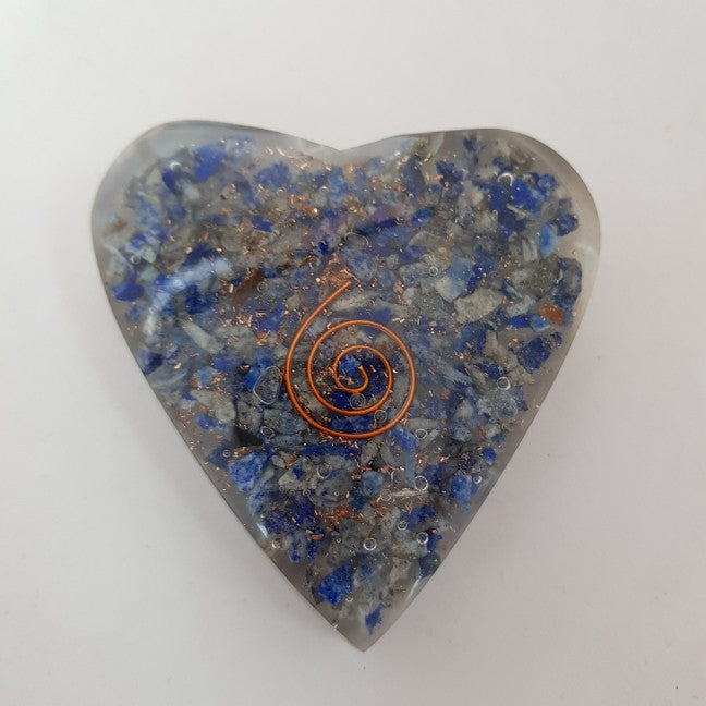 Orgonite Heart - Lapis Lazuli
