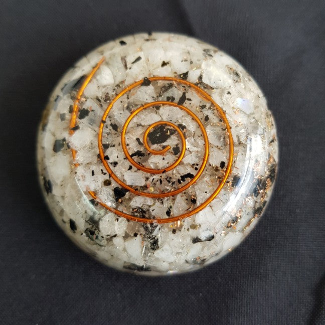 Orgonite Dome - Rainbow Moonstone
