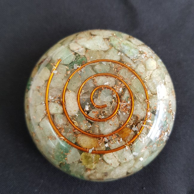 Orgonite Dome - Green Aventurine
