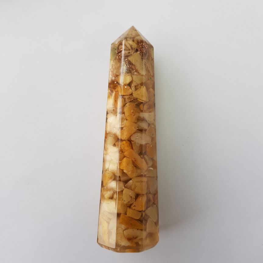 Orgonite Generator - Yellow Aventurine - 10cm