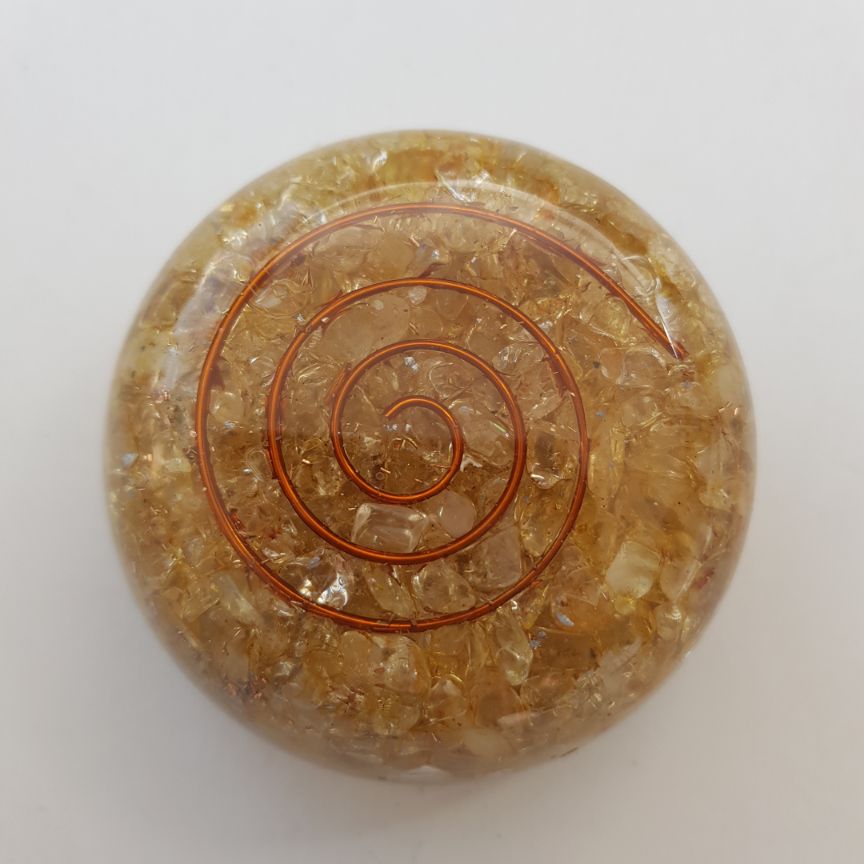Orgonite Dome - Citrine