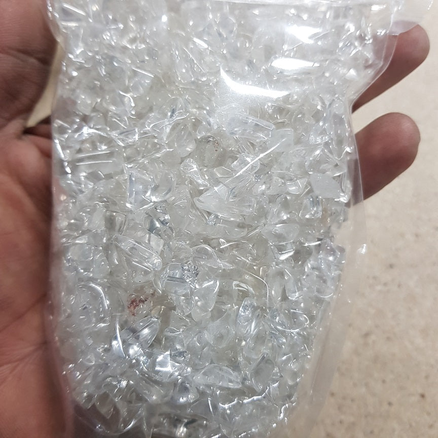 Clear Qtz - Chips - 500gms (A-Grade)