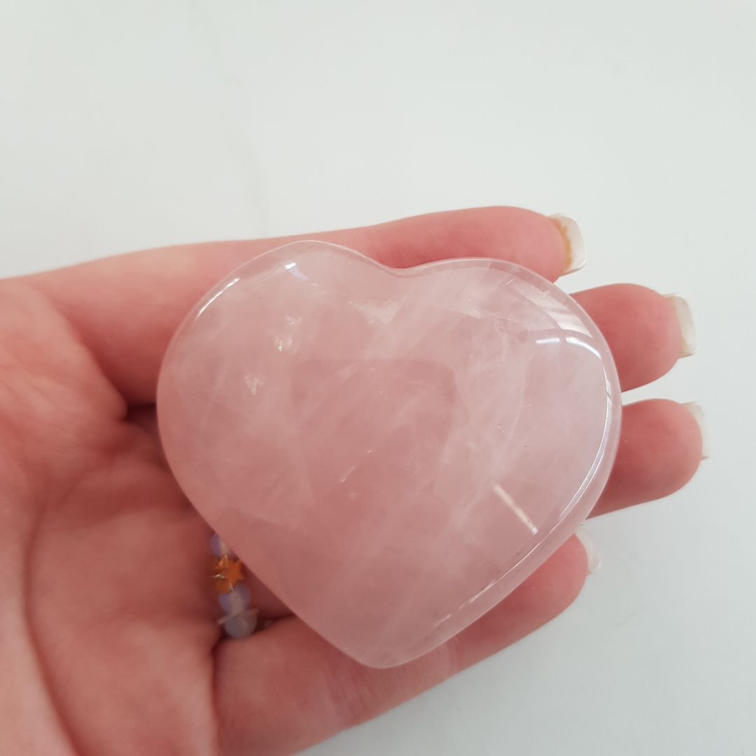 Rose Quartz Heart - 5-6cm