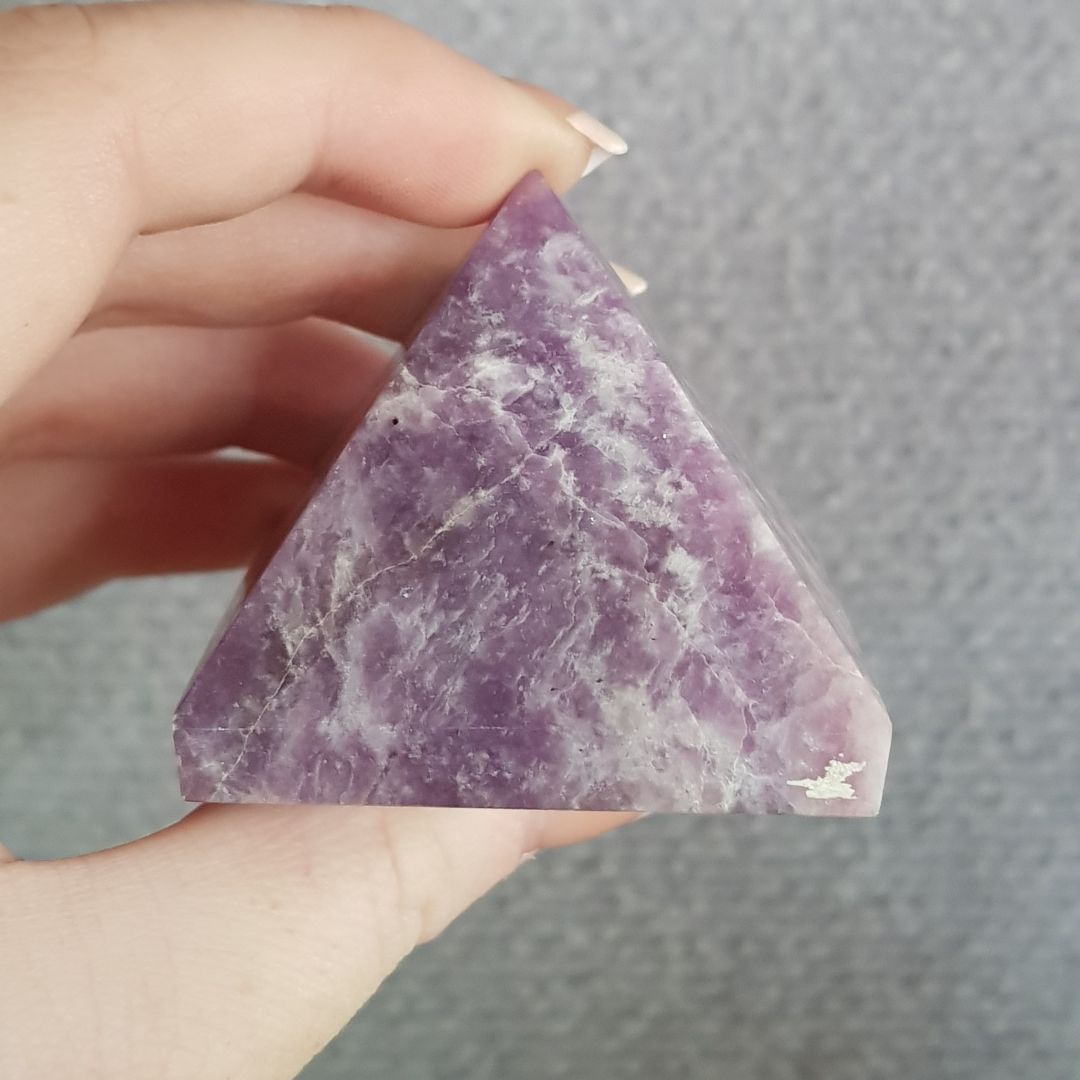 Lepidolite - Pyramid - 4.5cm