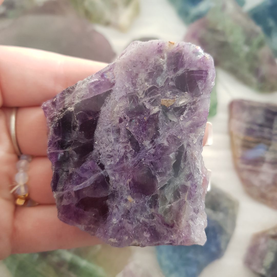 Fluorite Slice - 5cm - 10cm