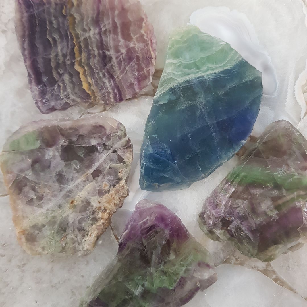 Fluorite Slice - 5cm - 10cm