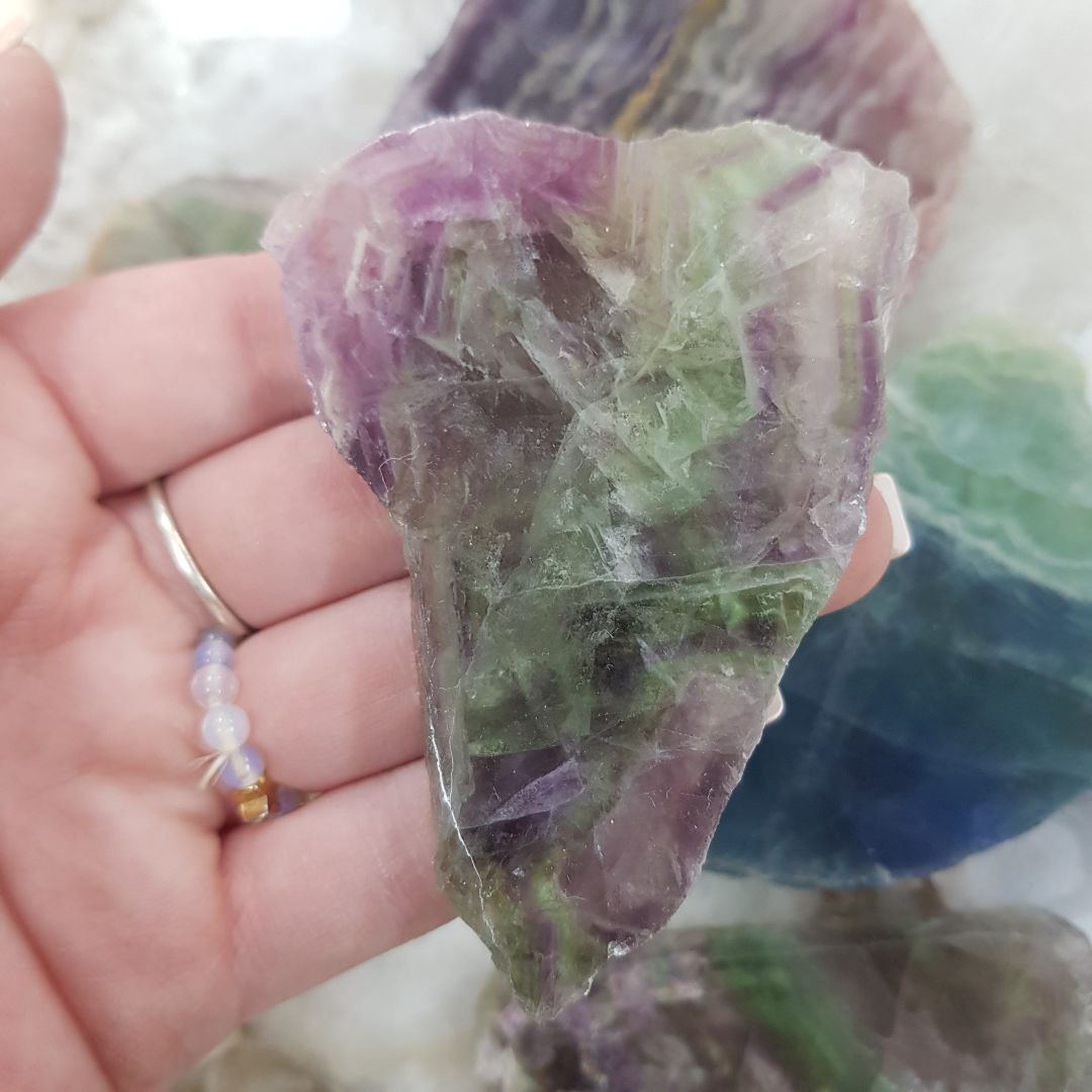 Fluorite Slice - 5cm - 10cm