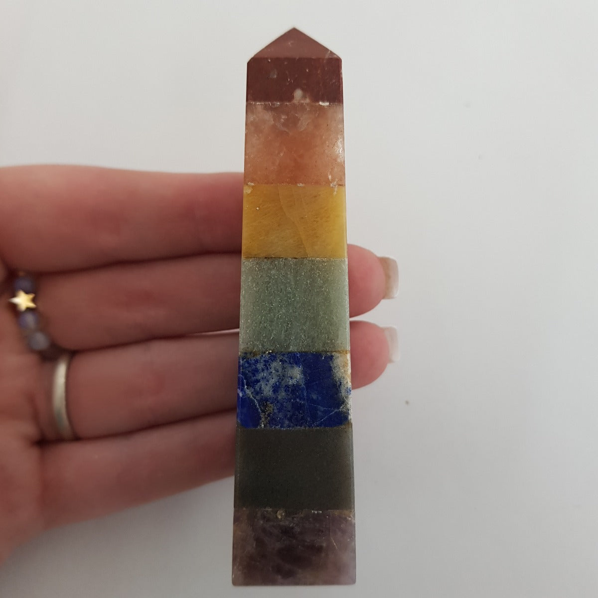 7 Chakra Obelisk Generator - 9.5cm