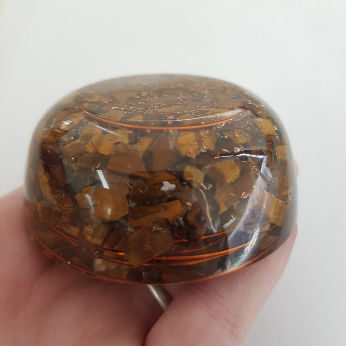 Orgonite Dome - Tigers Eye