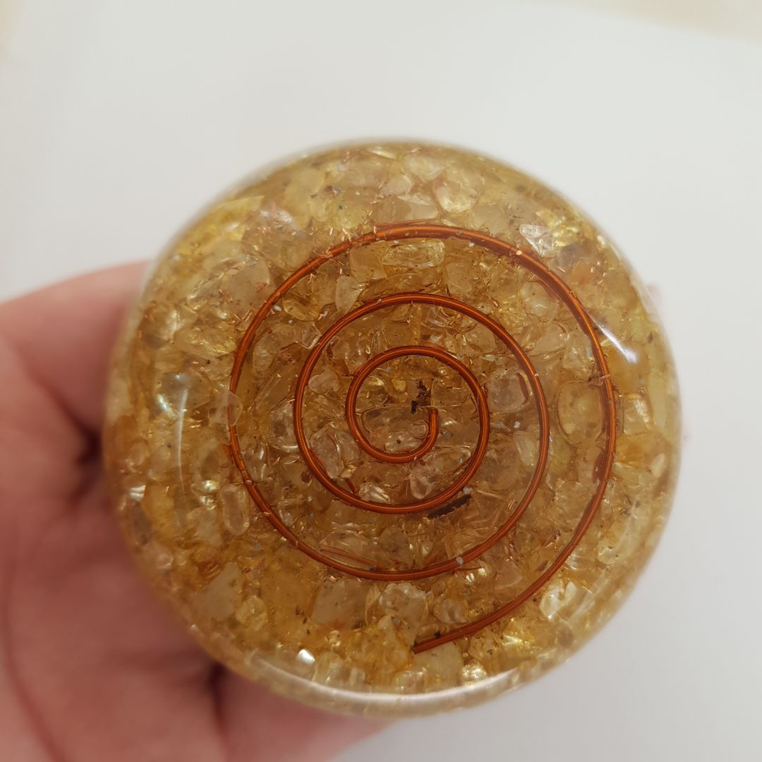 Orgonite Dome - Citrine