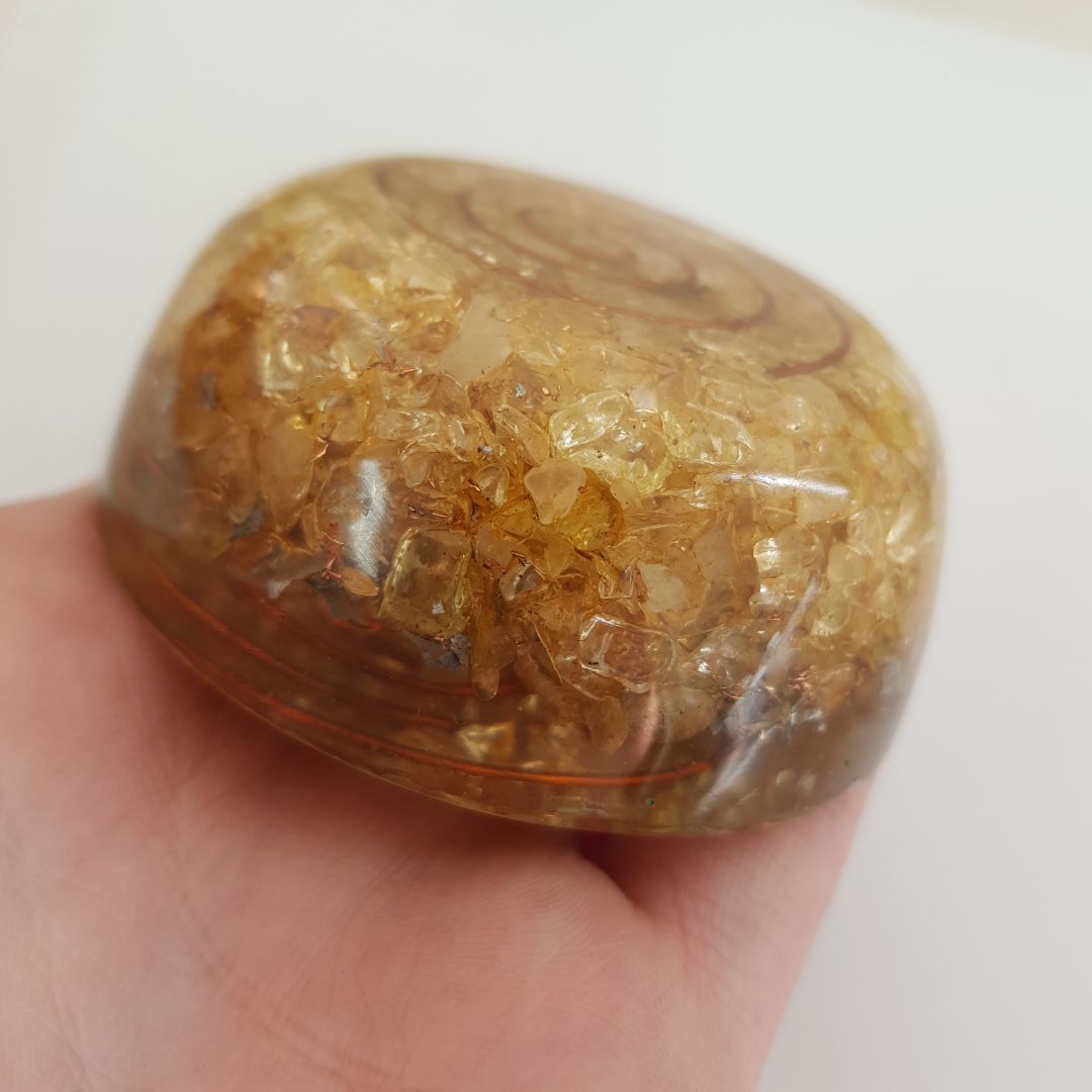 Orgonite Dome - Citrine
